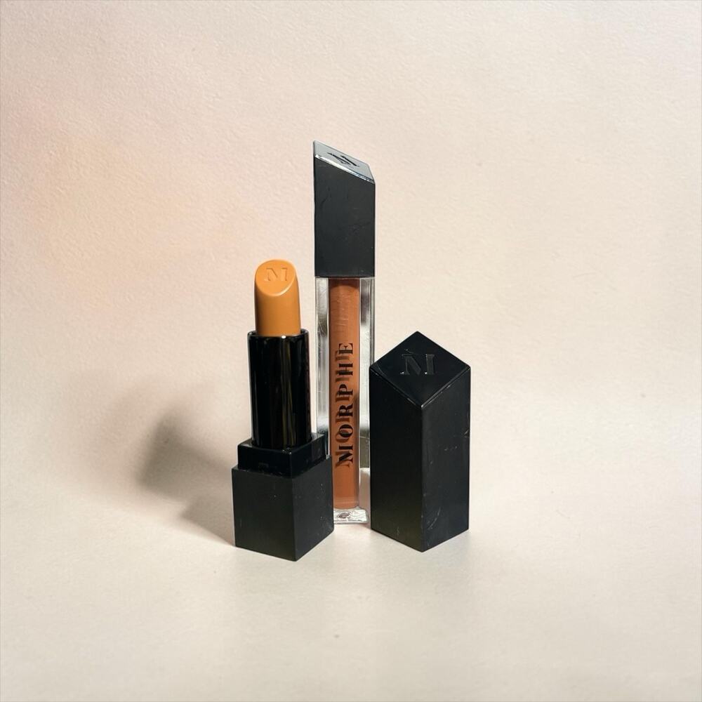 Morphe Lip Gloss And Lipstick Combo Shade Sweet Tea New